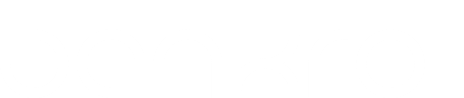 Bankroll wordmark, white on a dark background