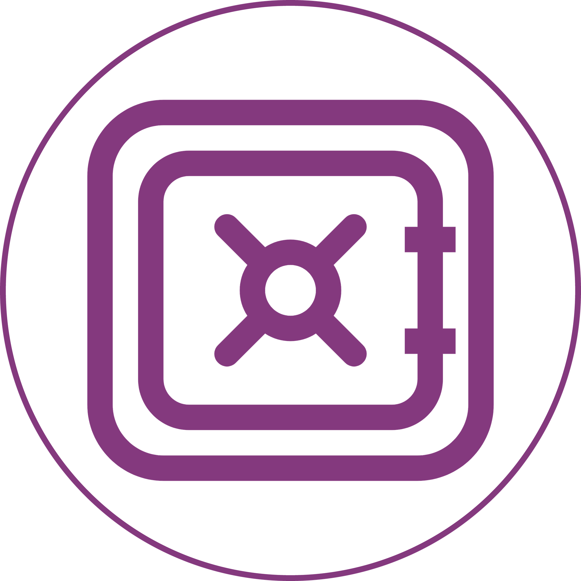 VLT token icon with an outlined disc, shown on a light background